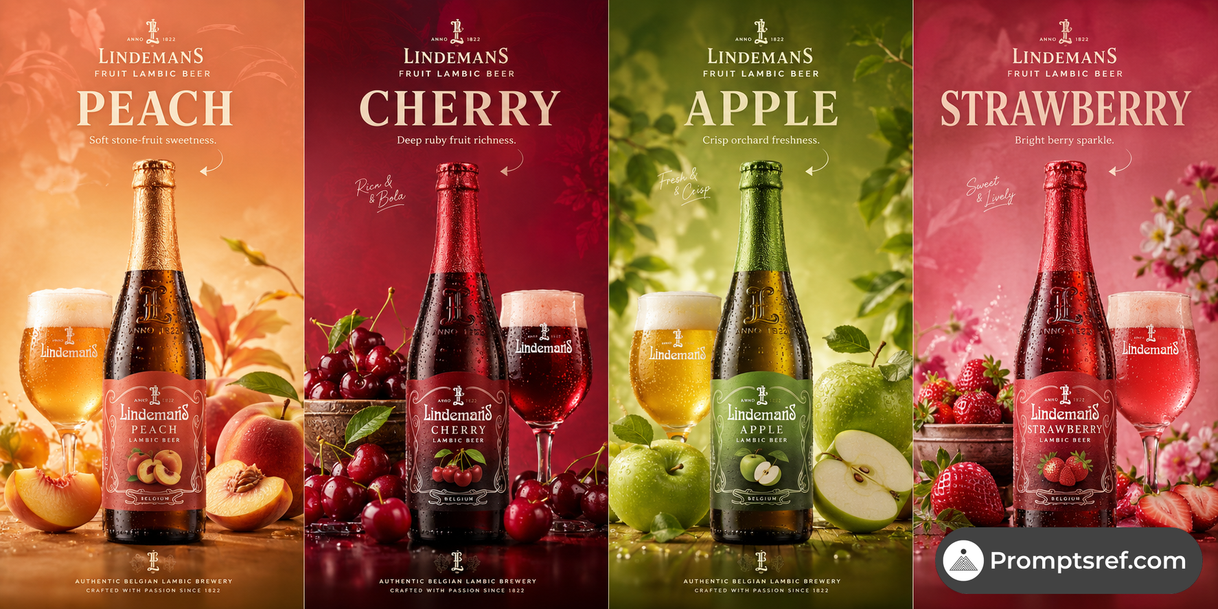 Lindemans Four-Flavor Lambic Campaign