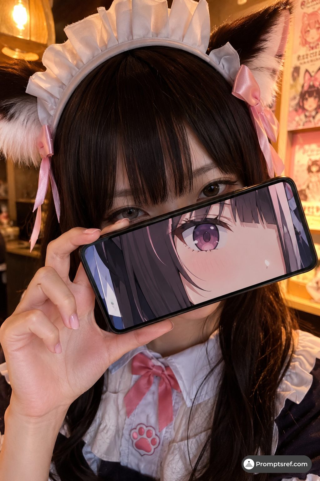 Anime-Filter Phone Portrait Template