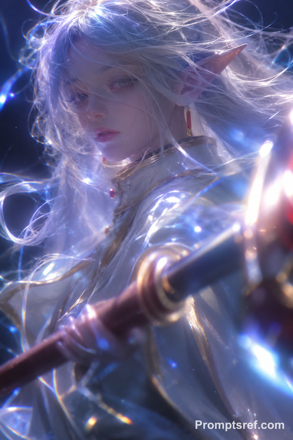 夢幻CGIで魔法を放つフリーレン