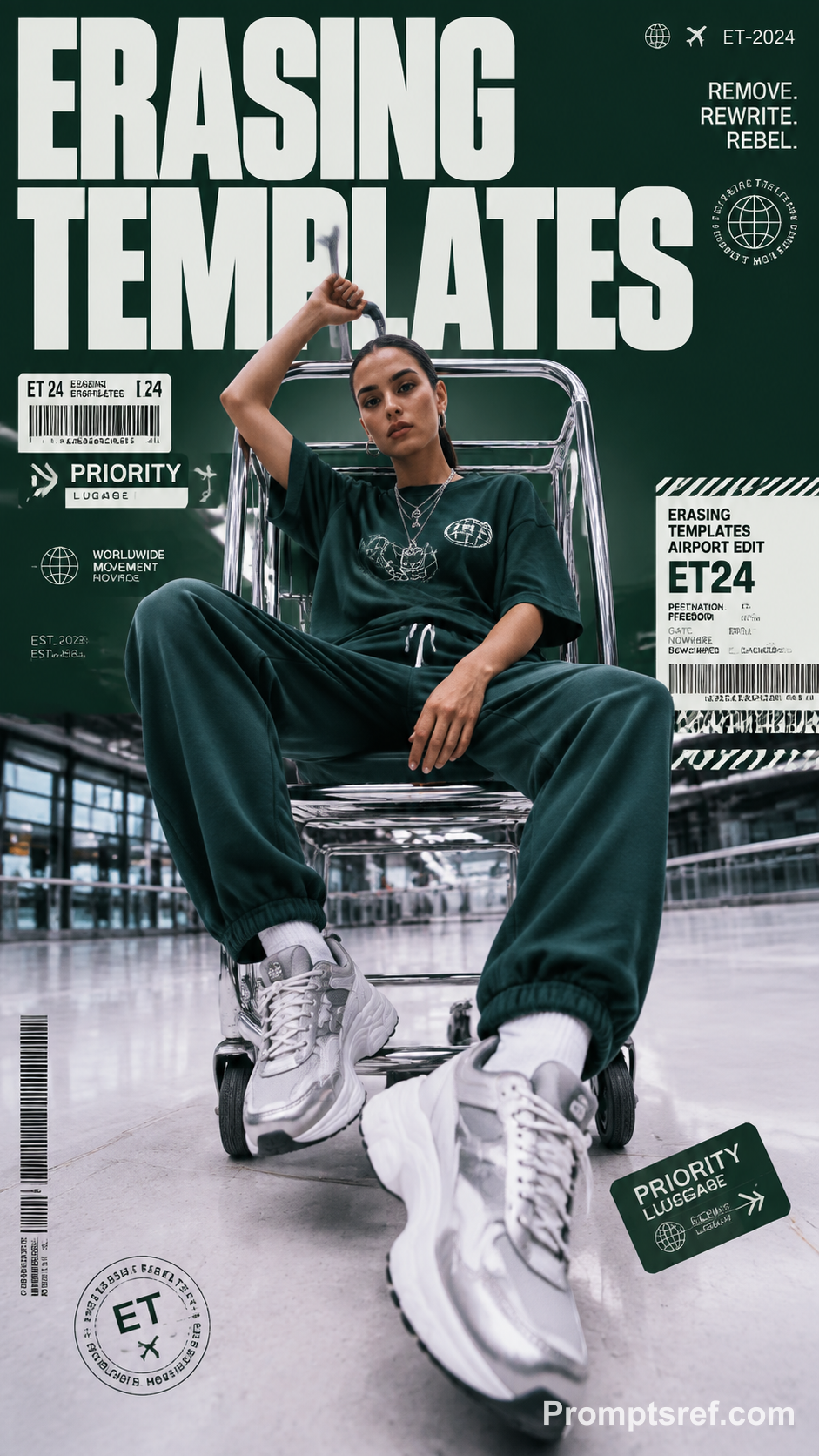 Airport Trolley Streetwear Campaign