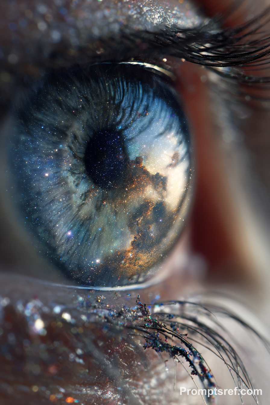 The Universe Reflected in an Eye