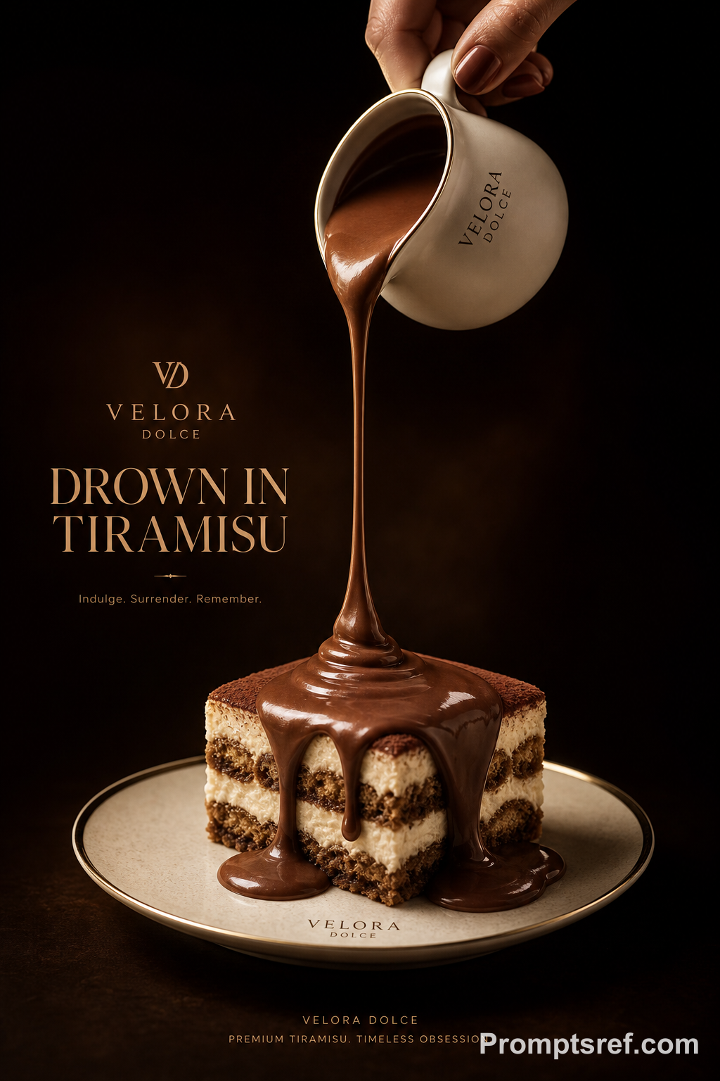 Velora Dolce Luxury Tiramisu Poster