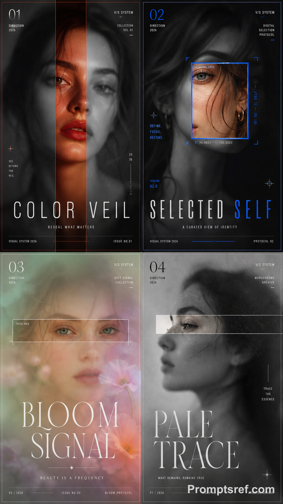Color-Reveal Editorial Template