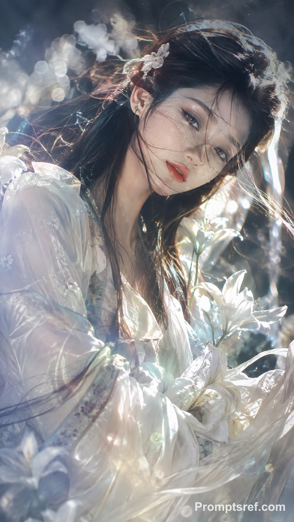 Luminous Tang Hanfu Dream Portrait