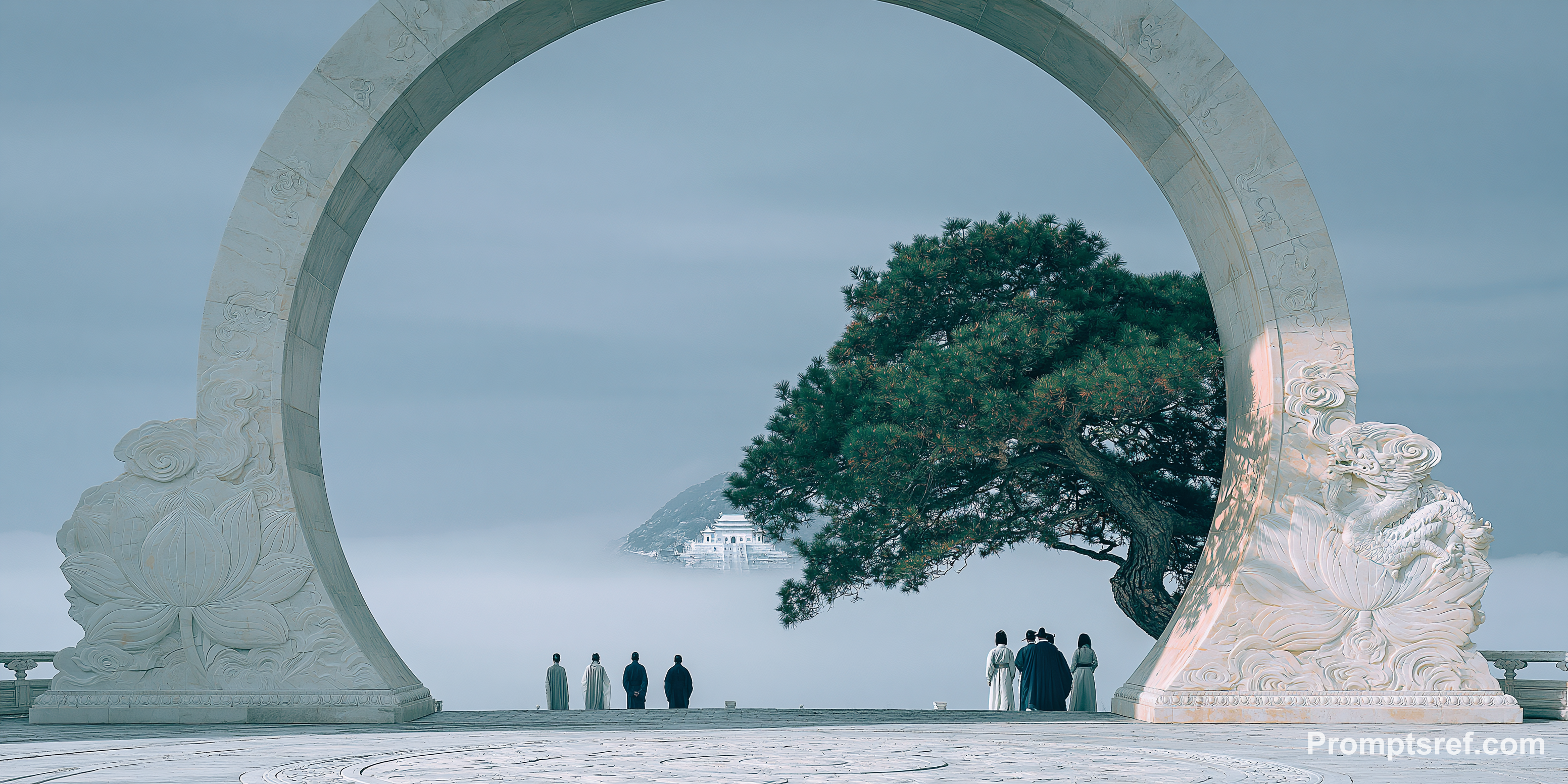Moon Gate to the Celestial Cloud Sea