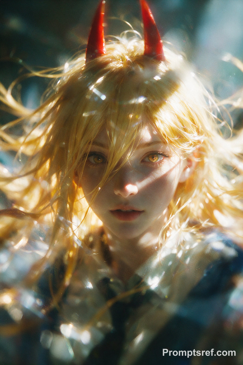 Dreamlike Power CGI Portrait