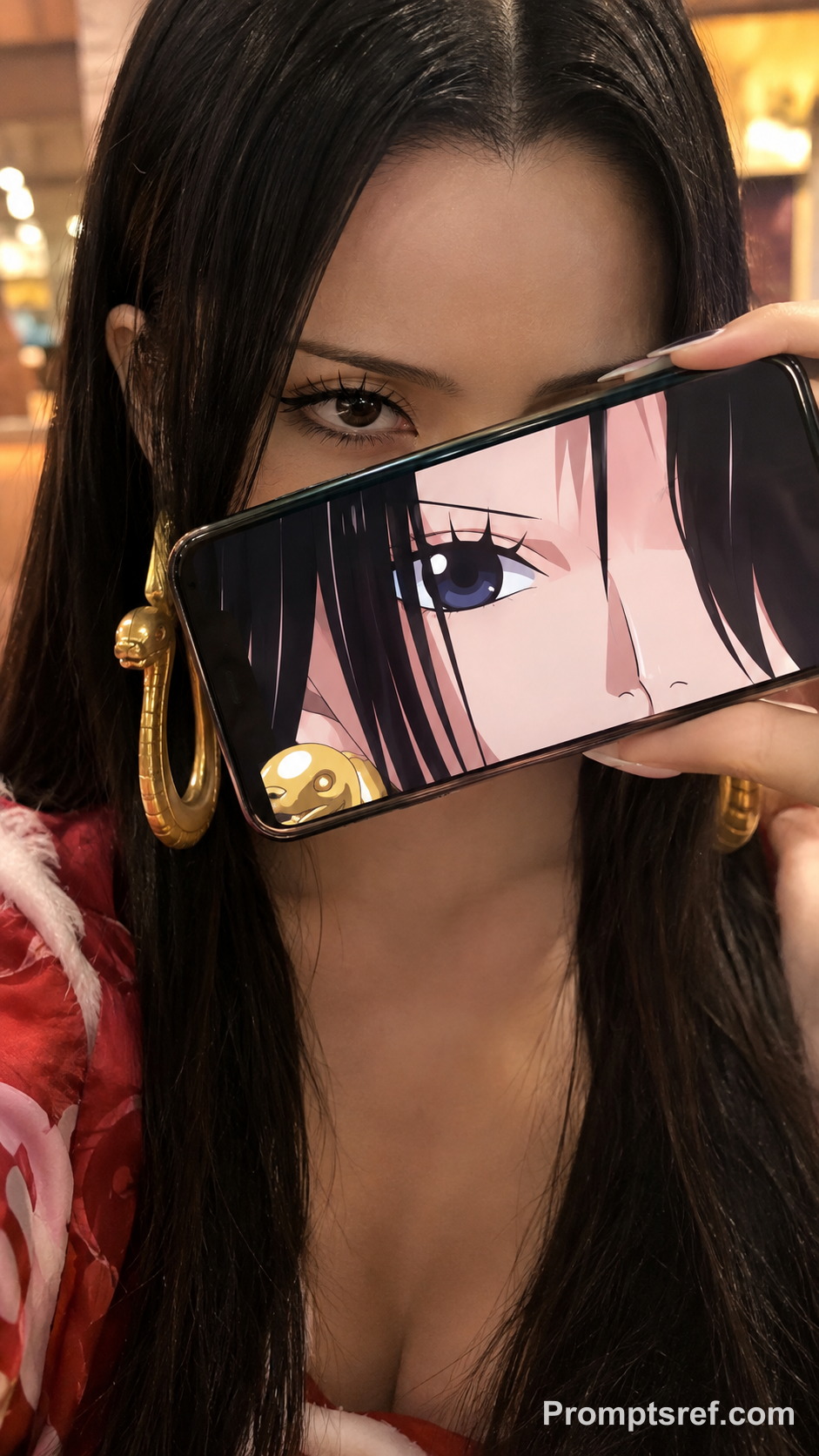 Hancock à travers un écran de filtre anime