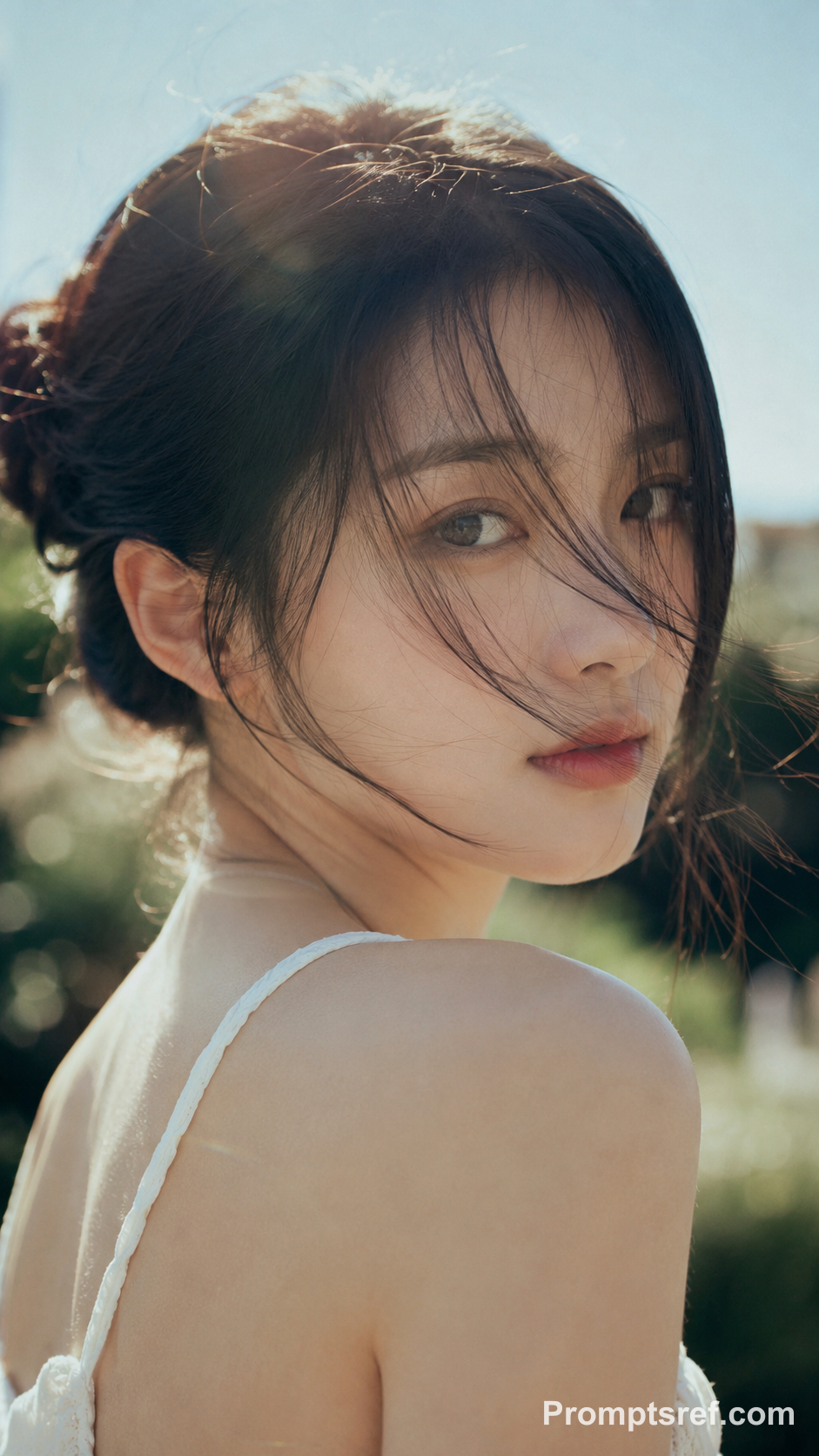 Summer Film Over-the-Shoulder Portrait