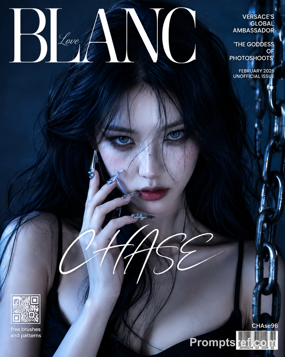 Icy Cyberpunk Beauty Cover