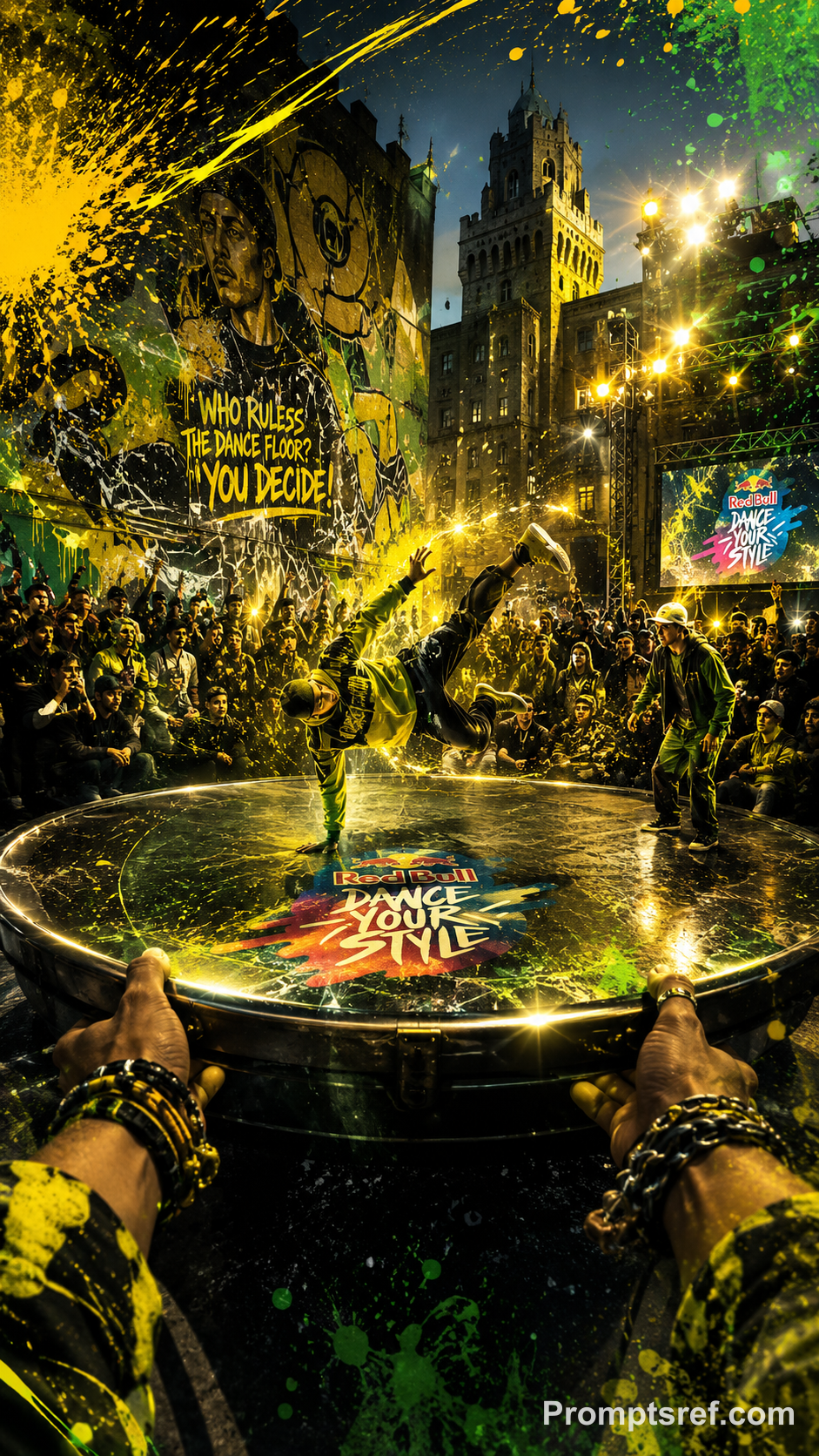 Yellow-Green Street Dance Battle
