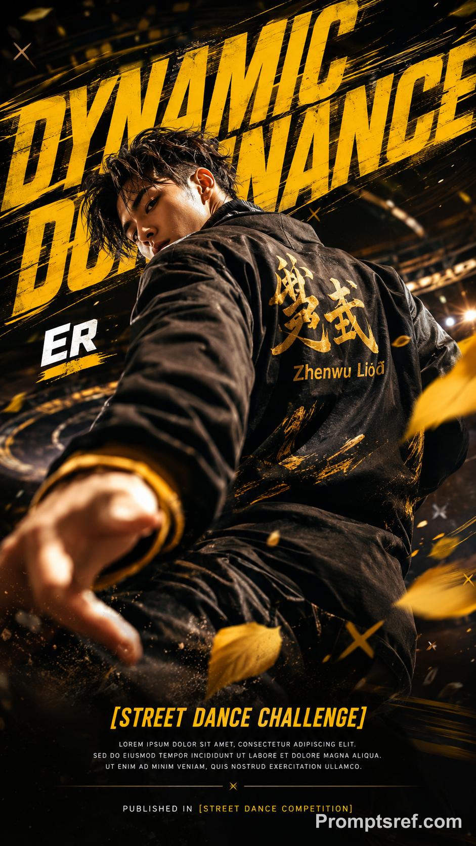 Dynamic Martial Arts Dominance Poster