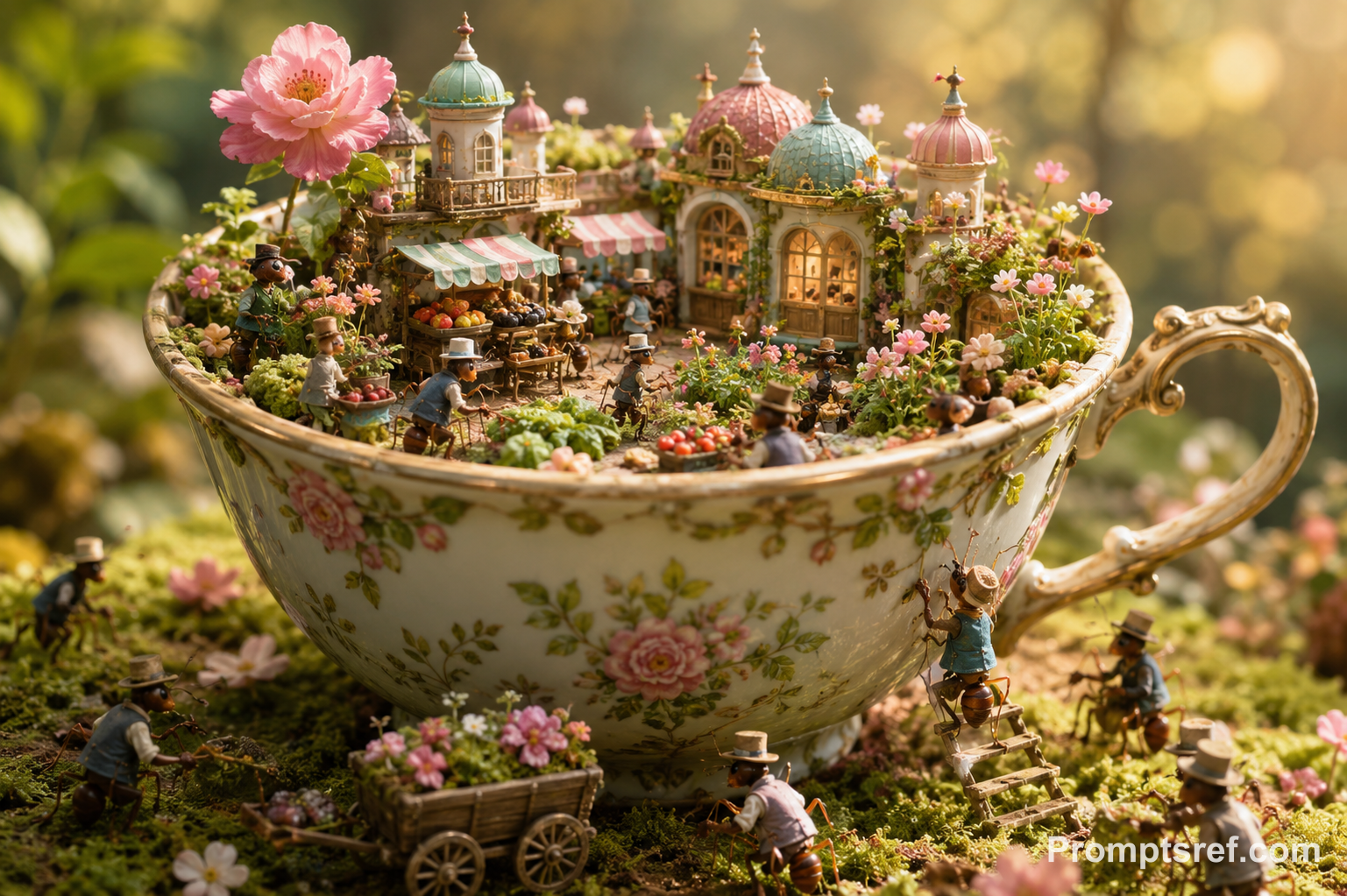 Teacup City of Dapper Ants