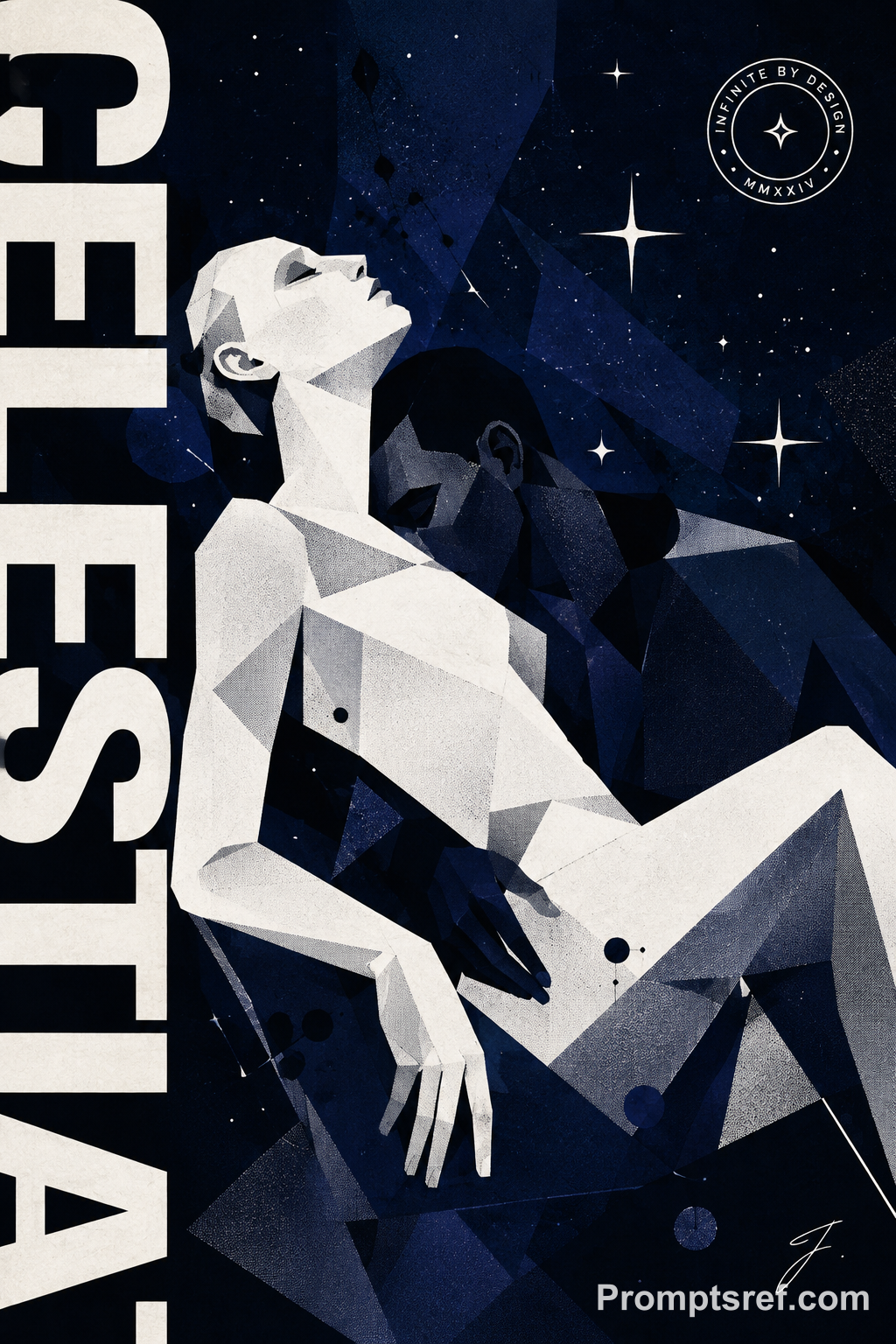 Angular Embrace Editorial Poster