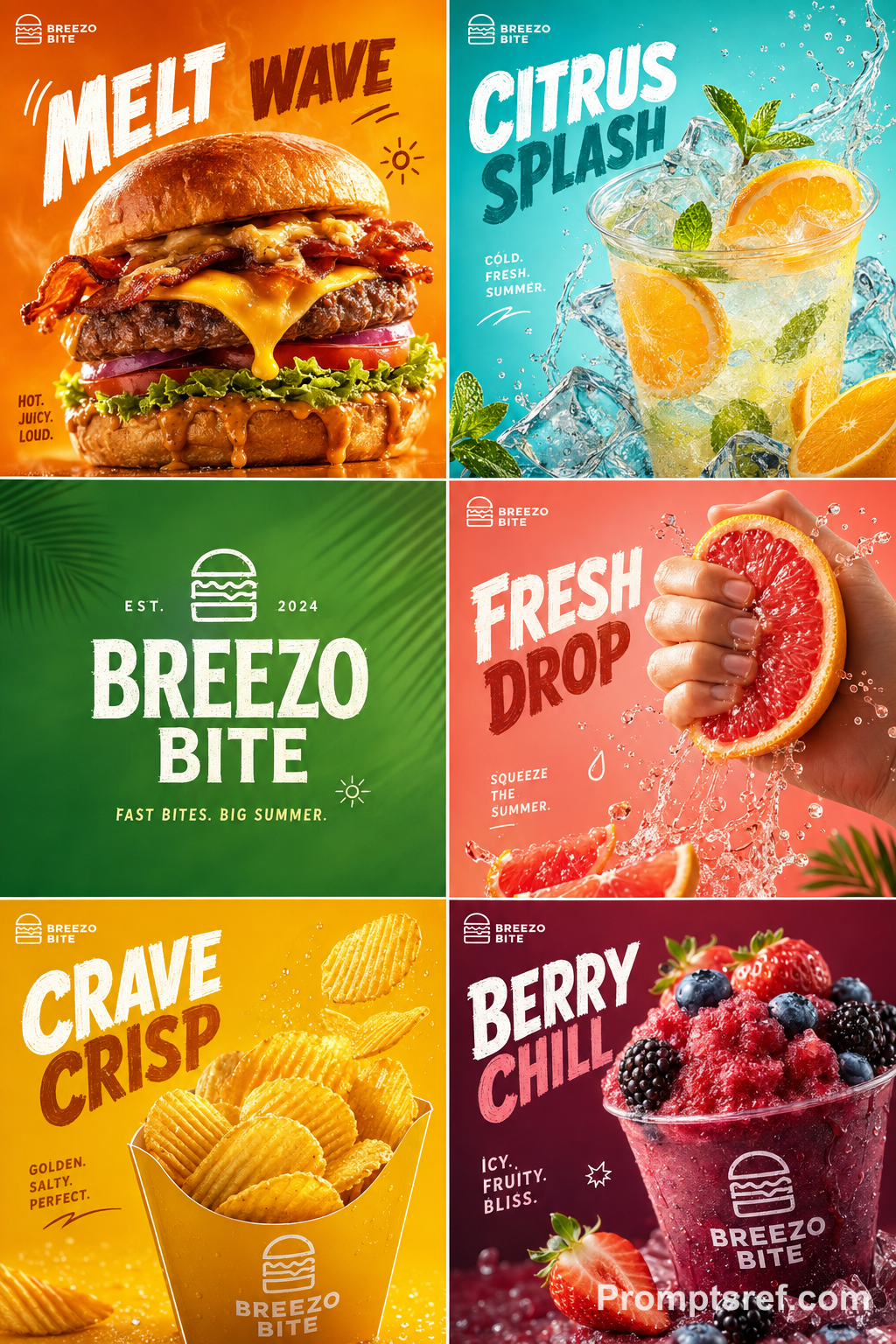 Breezo Bite Summer Fast-Food Campaign