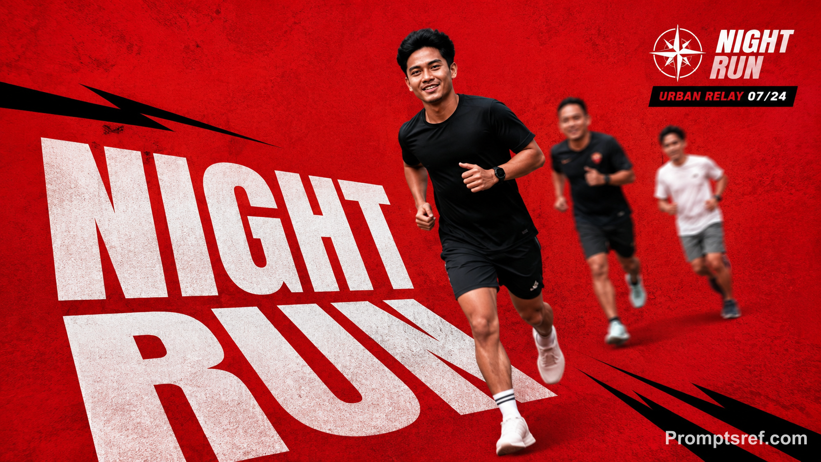 Red Echoes of Athletic Motion
