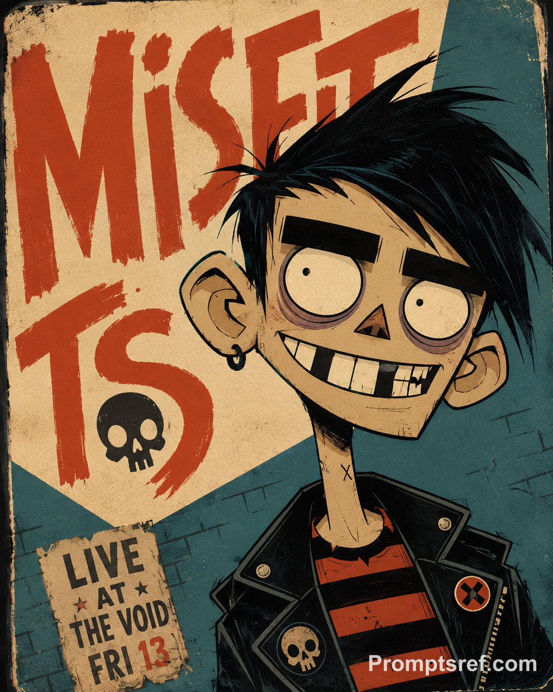 Wide-Eyed Oddball Character