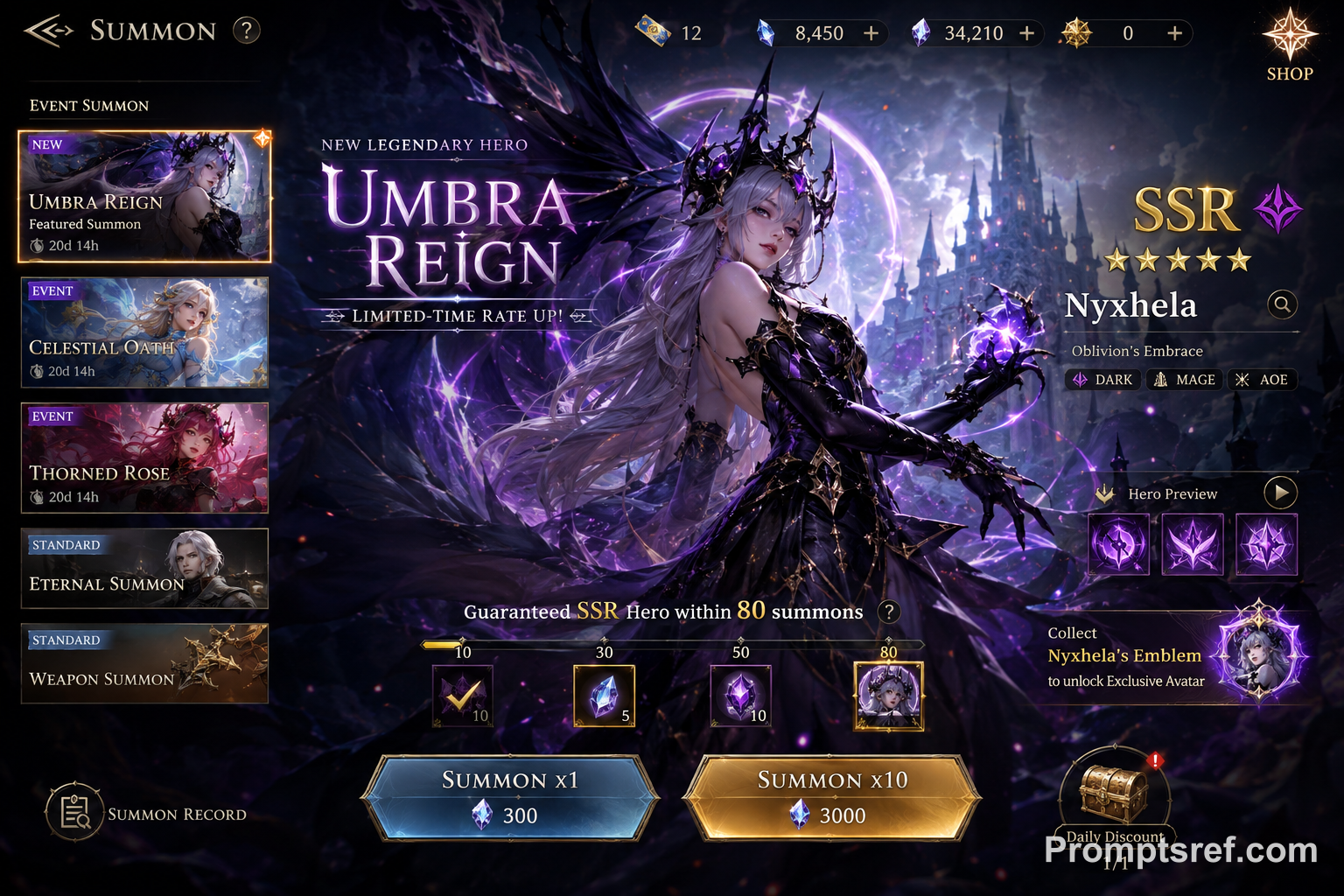Dark Fantasy Summon Portal