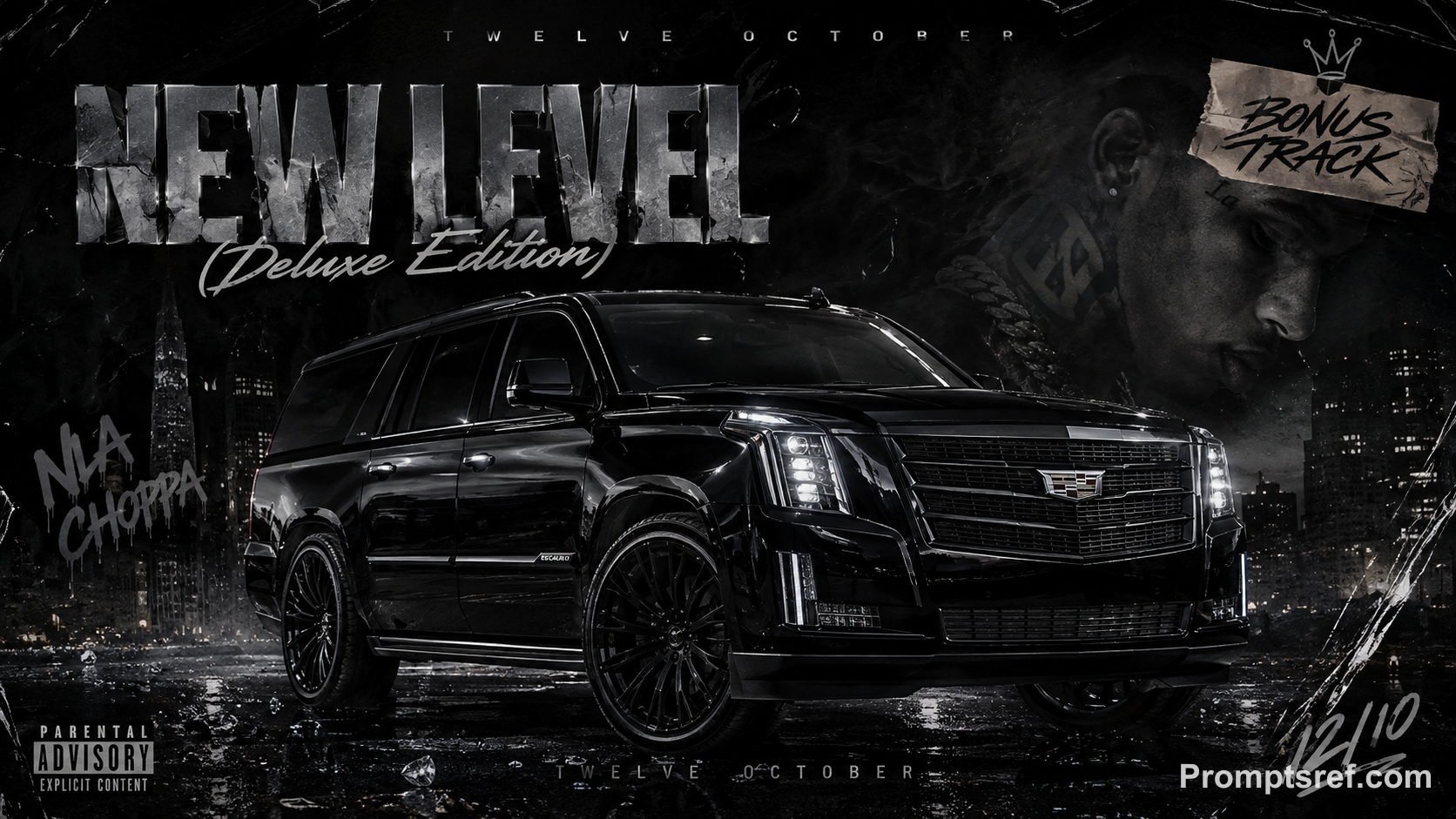 Black Cadillac New Level Deluxe Cover