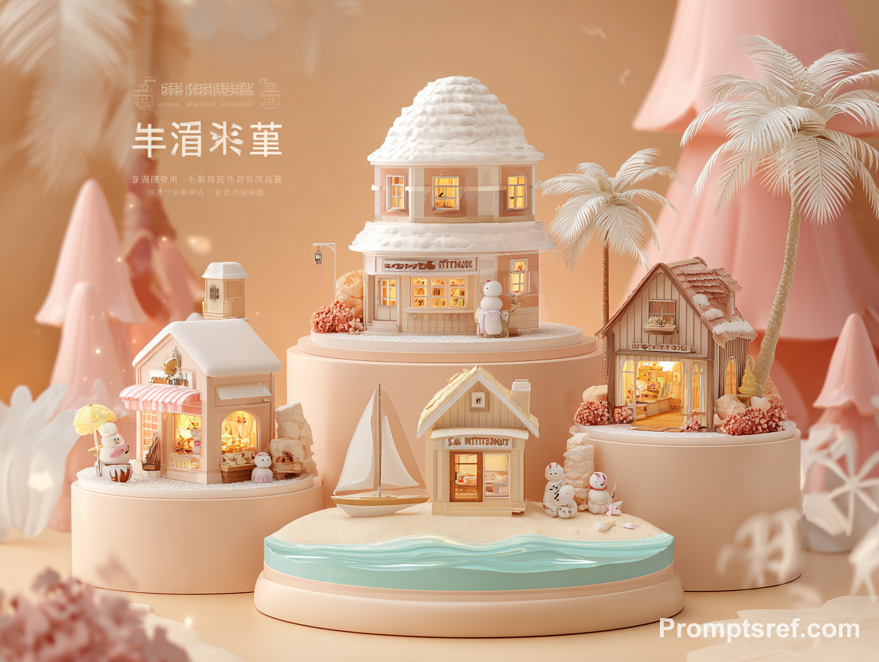 Four Dreamy Miniature Worlds