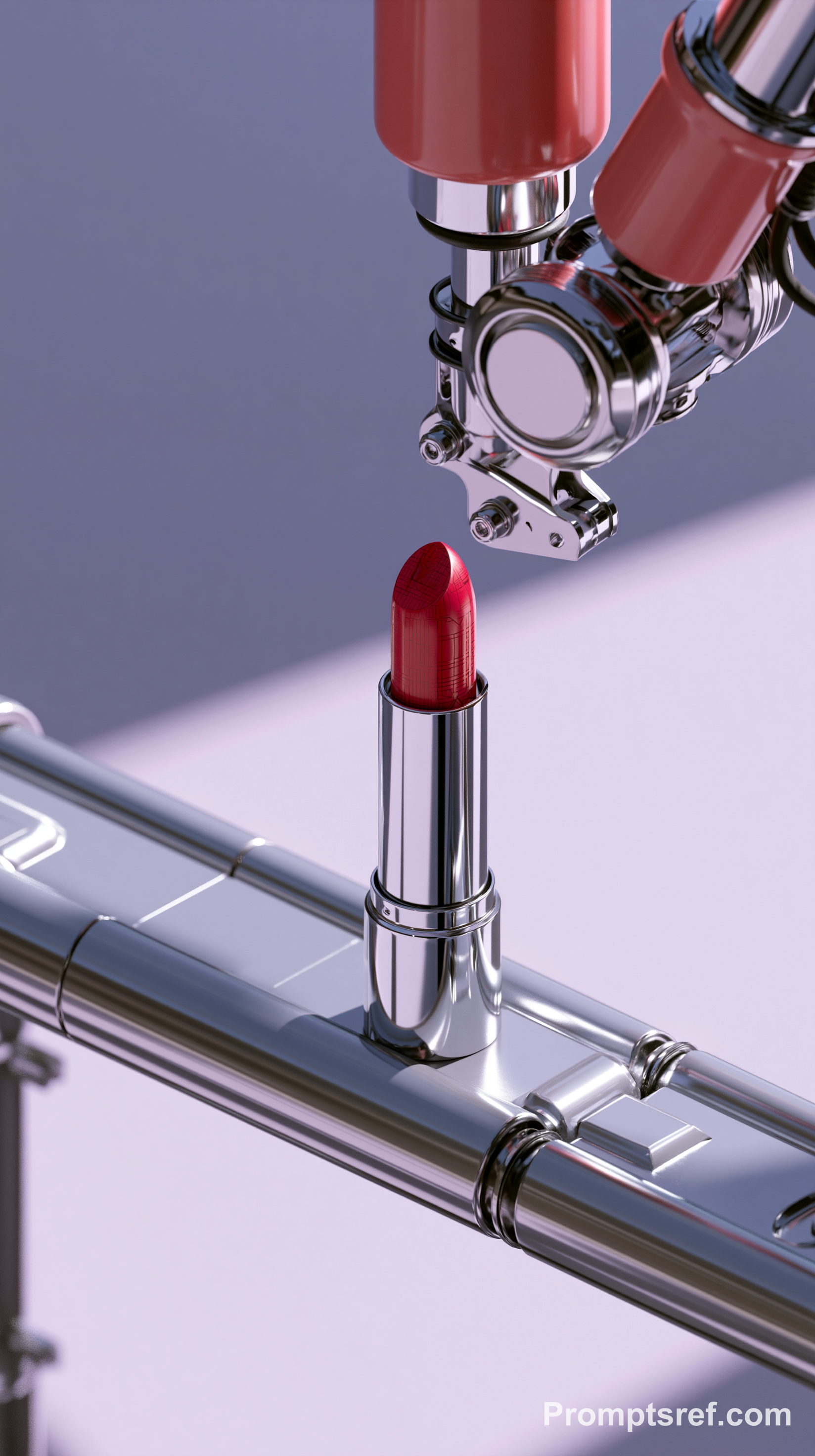 Bauhaus Lipstick Engraving Robot