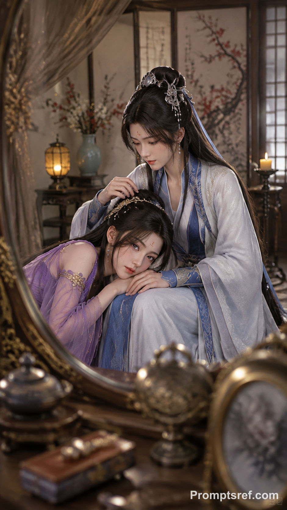 Cinematic Intimacy in an Ancient Chinese Boudoir