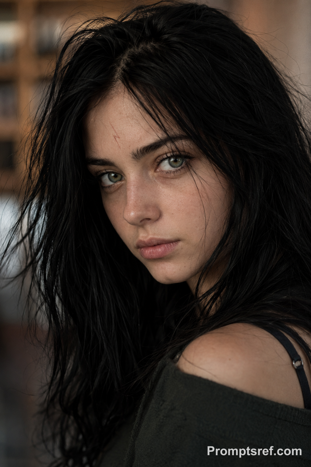 Photorealistic Messy-Haired British Portrait