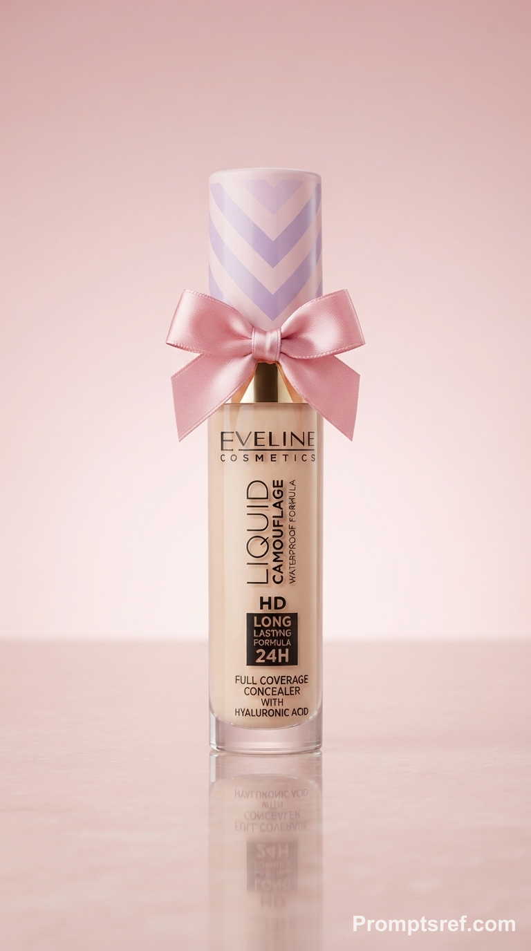 Blush Editorial Bottle with Satin Bow