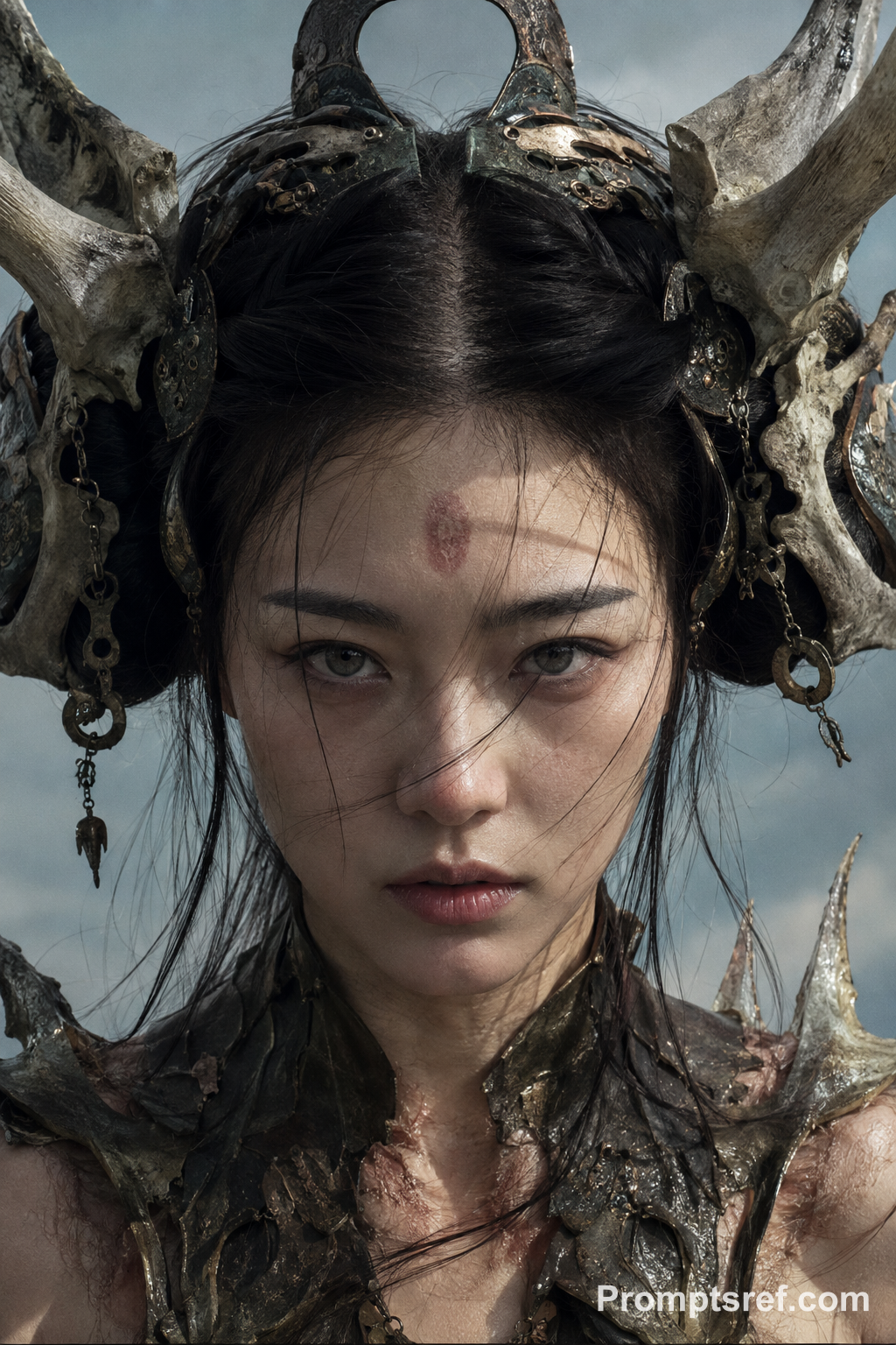 Live-Action East Asian Bone Crown, Cool Grain