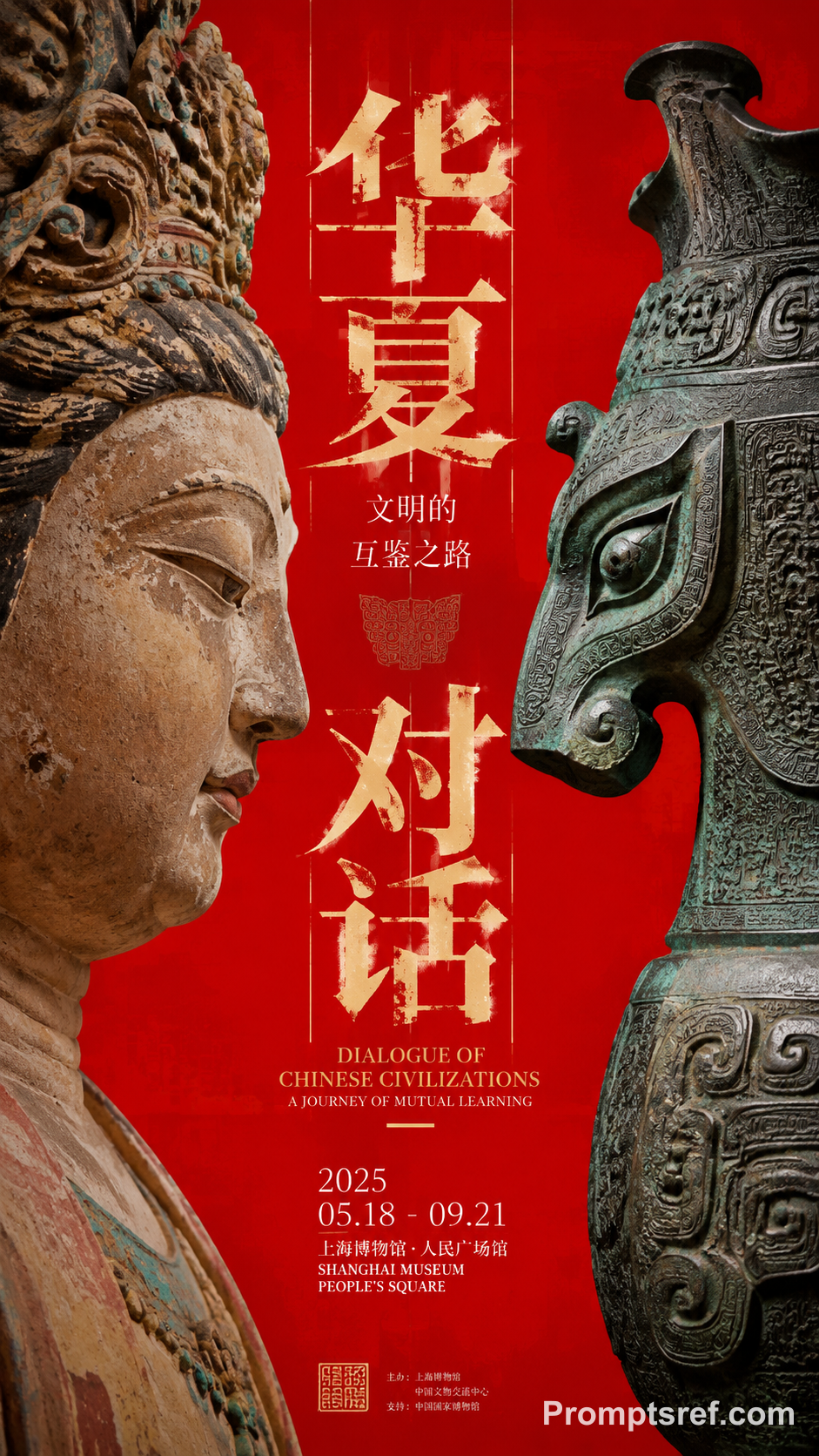 Vermilion Central-Axis Exhibition Poster