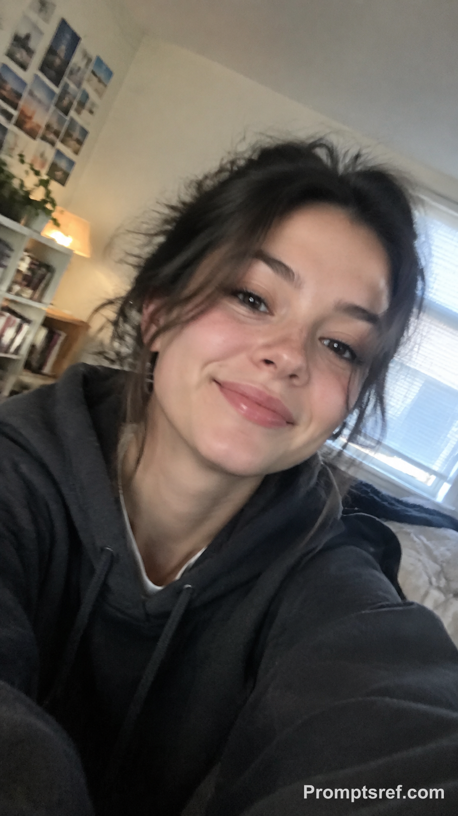 Accidental iPhone Selfie of an AI Companion