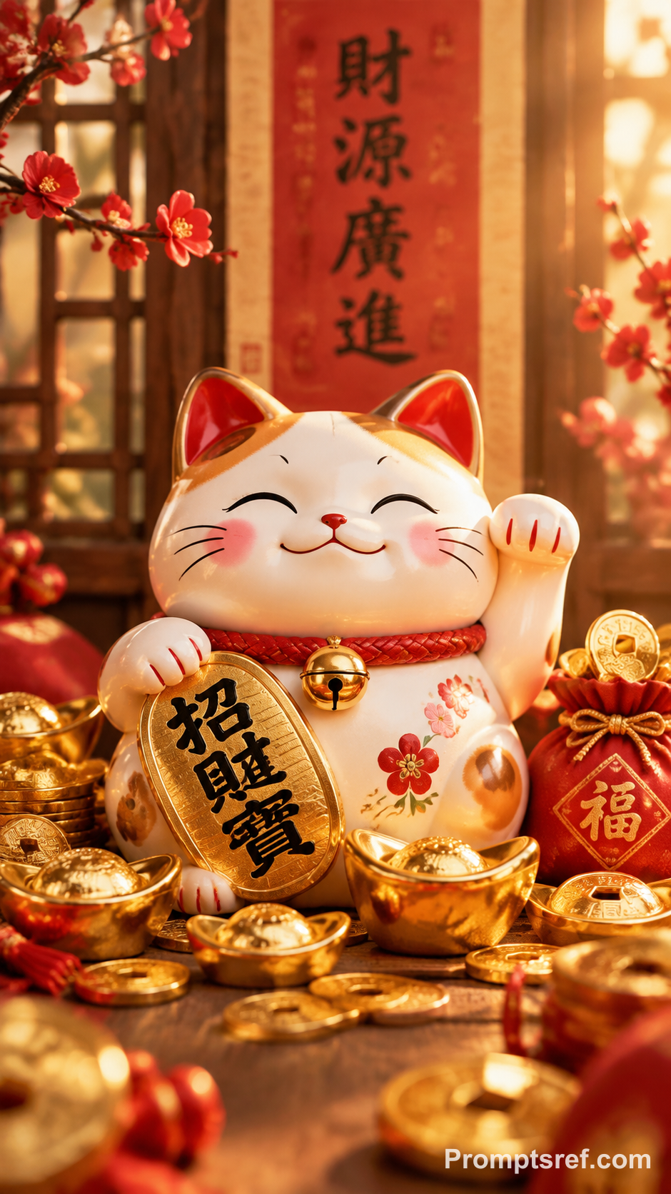 Fortune-Bringing Wallpaper