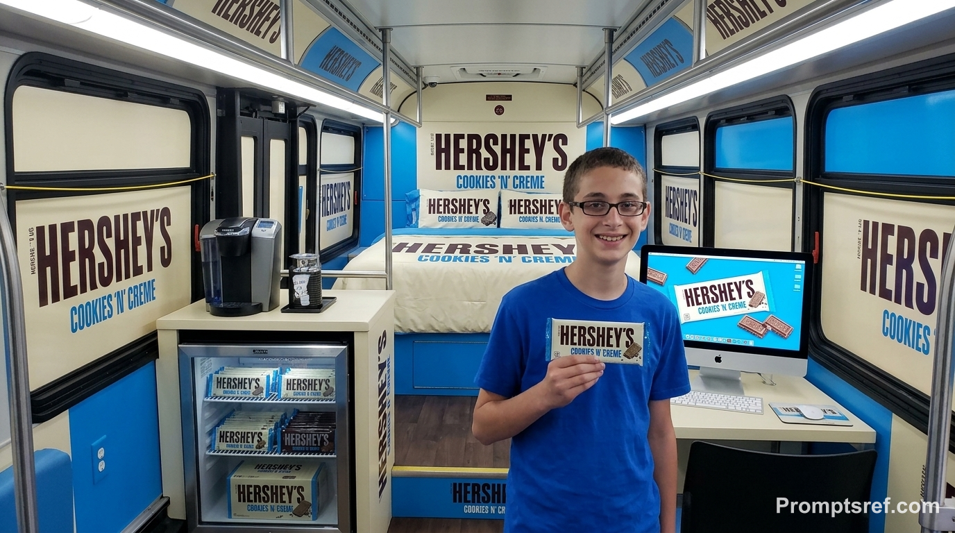 Hershey Cookies ’n’ Creme Kühlschrankbus