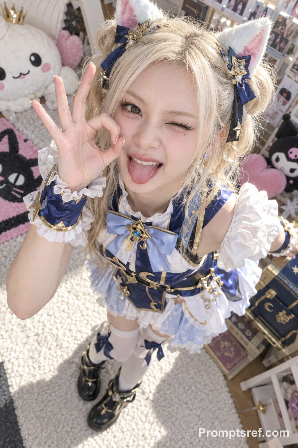 奇奎塔俯拍竖屏Cosplay抓拍