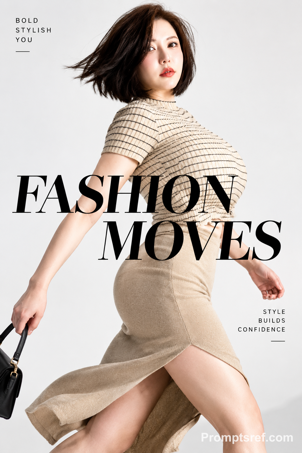 Dynamic Model in Bright Studio Ad