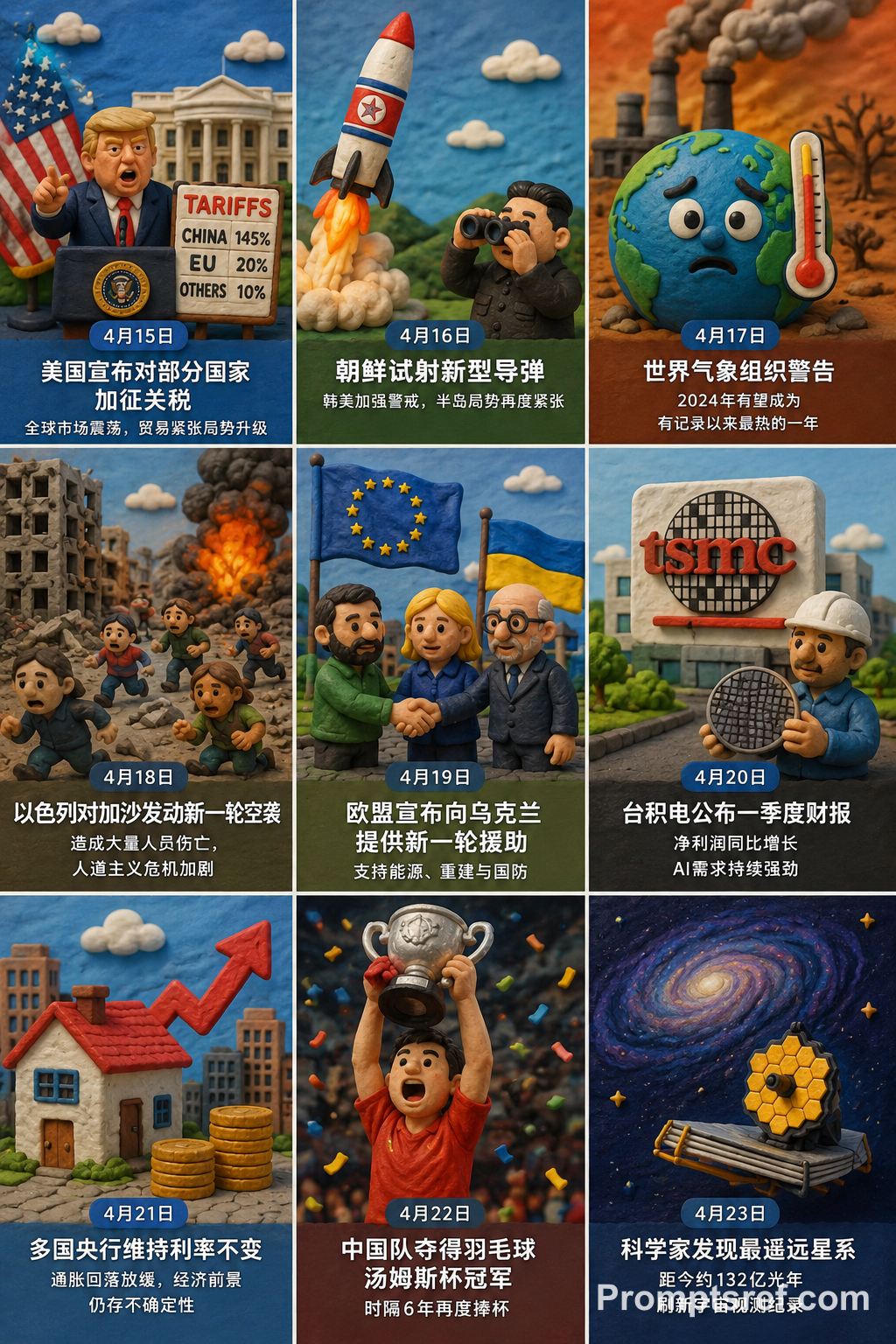 全球大事黏土动画