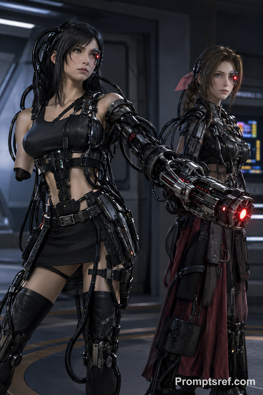 Tifa Borg Drone with Laser Arm