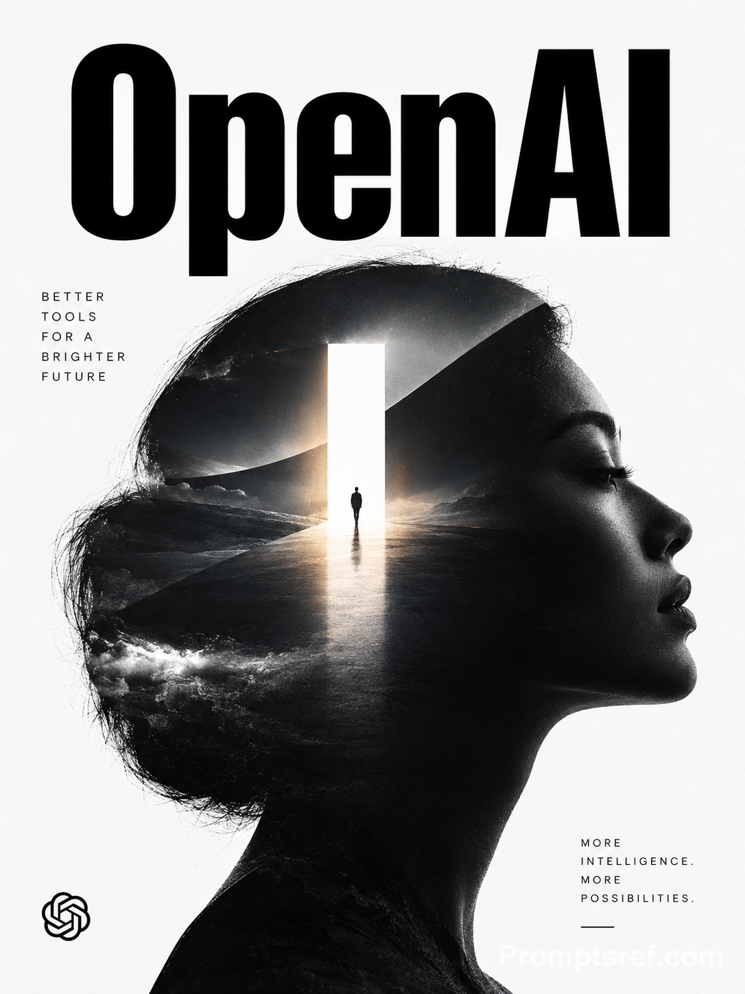 High-End Typographic Poster in 3:4 Format