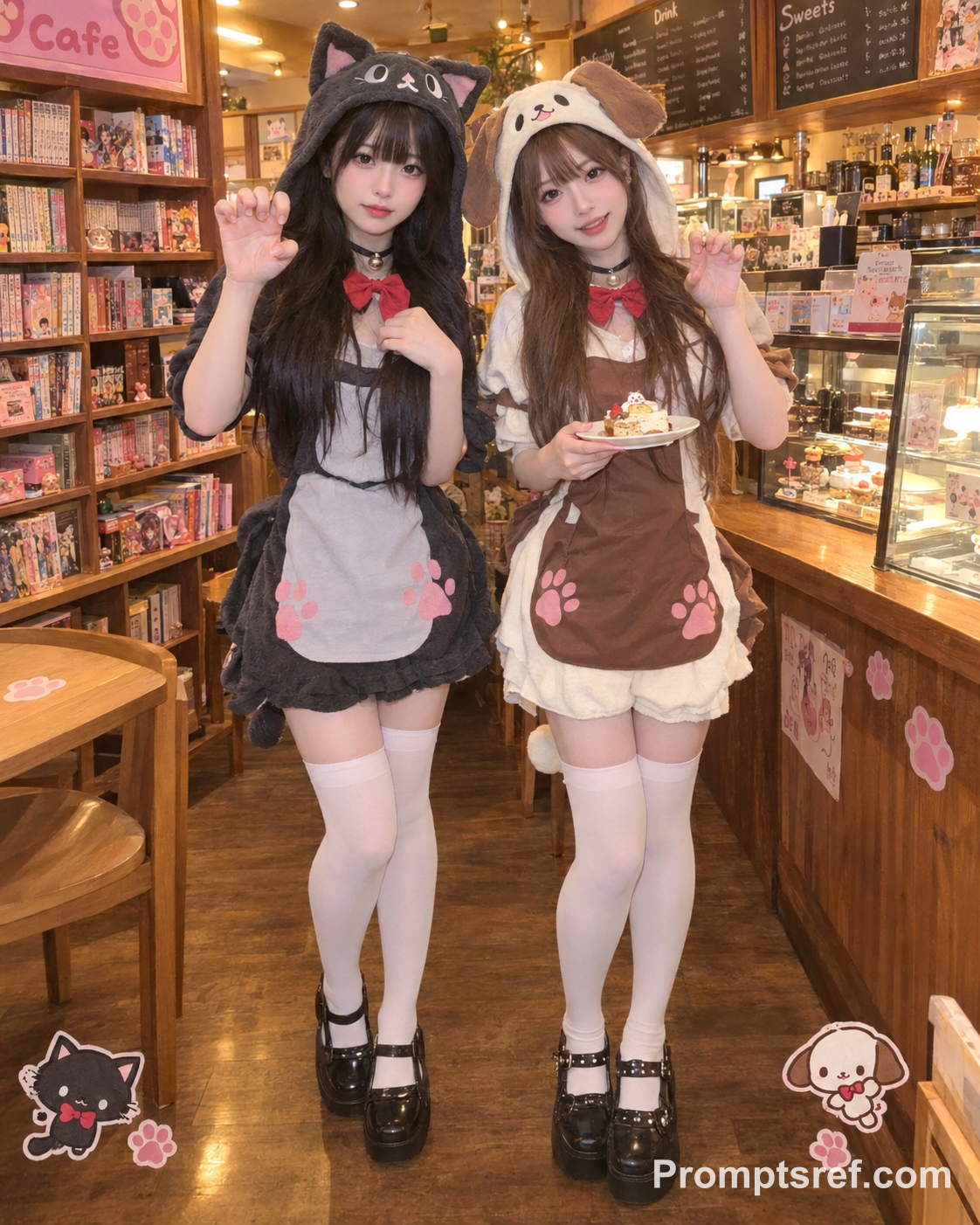 Warm Smartphone Portrait of Animal Café Cosplay
