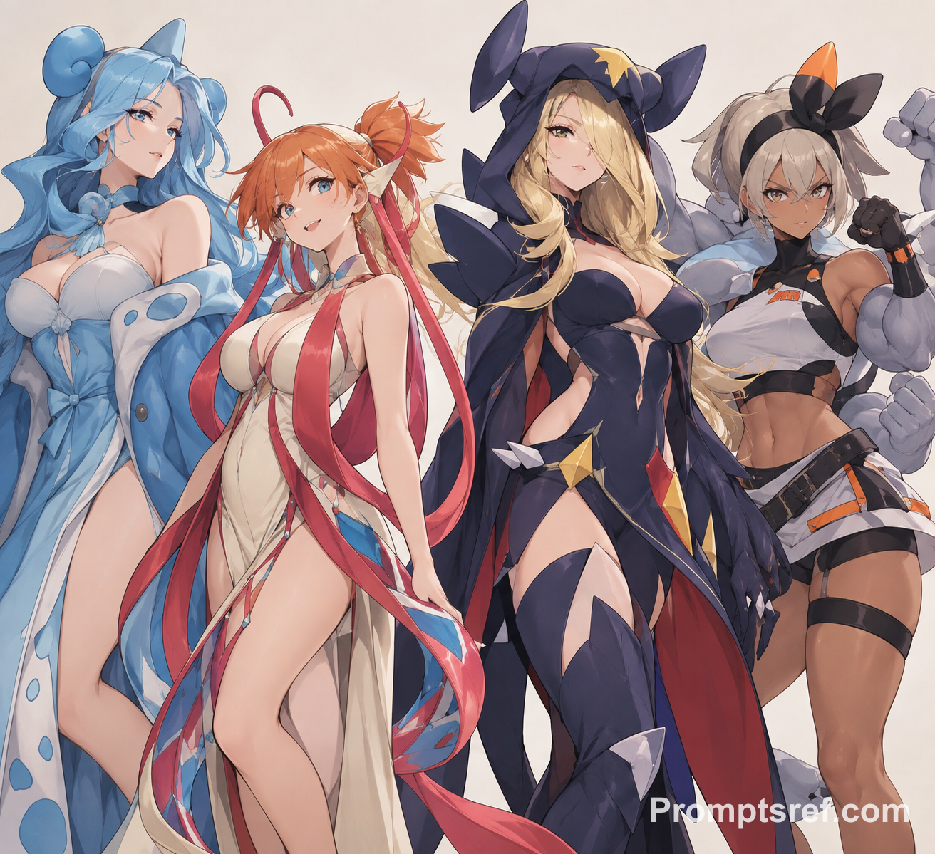 Four Pokémon Gijinka Champions