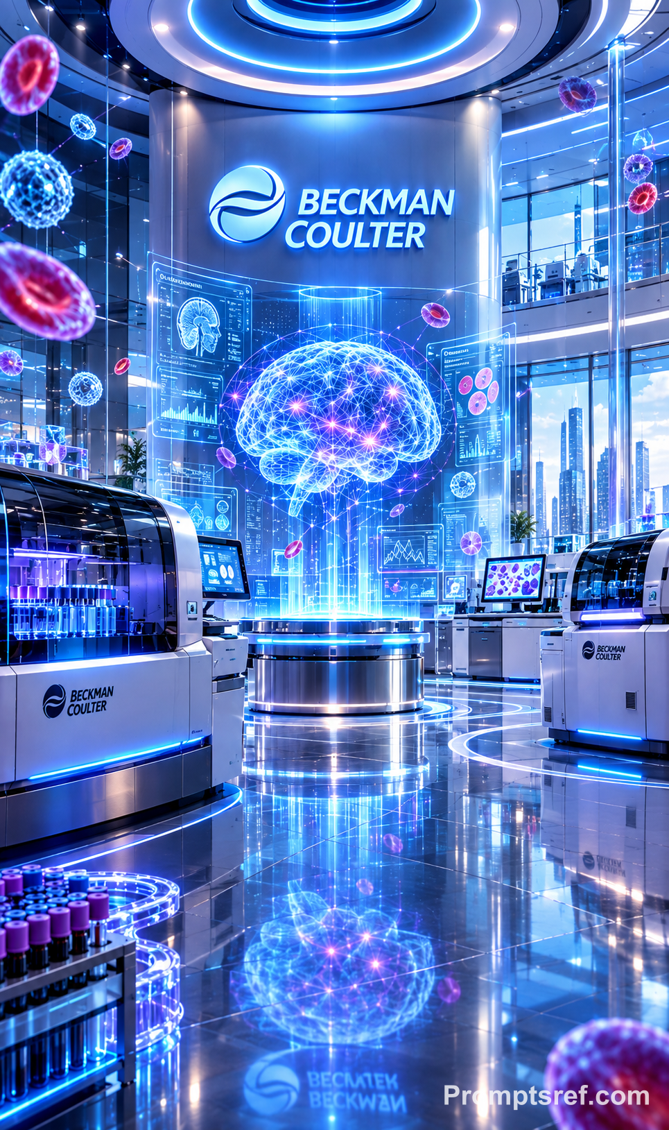 Holographic Brain in a Neon Diagnostic Lab