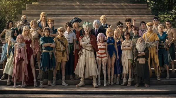 Реалистичный портрет персонажей Dr. Stone