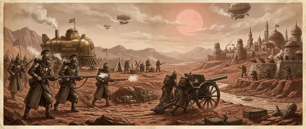 Викторианские лунные солдаты вторгаются на Марс