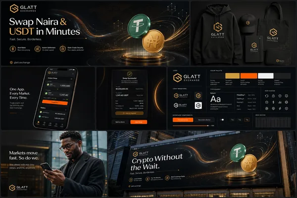 Премиальный бренд-борд кампании Glatt Exchange