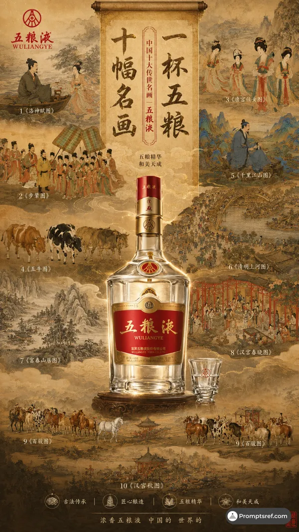 우량예와 중국 10대 명화의 만남