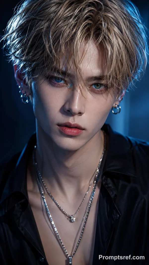 K-pop-айдол с гетерохромией