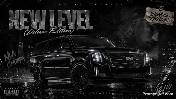 블랙 캐딜락 New Level 디럭스 커버