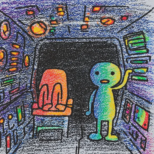 Example of an image generated using the prompt --sref 1158864198 in Midjourney with Illustration, Pop, Children's book, Cartoon style 4