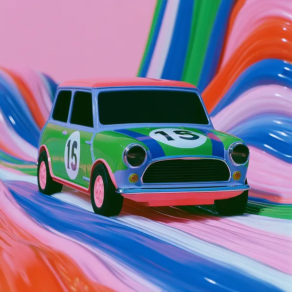 Гоночный Austin Mini Cooper S