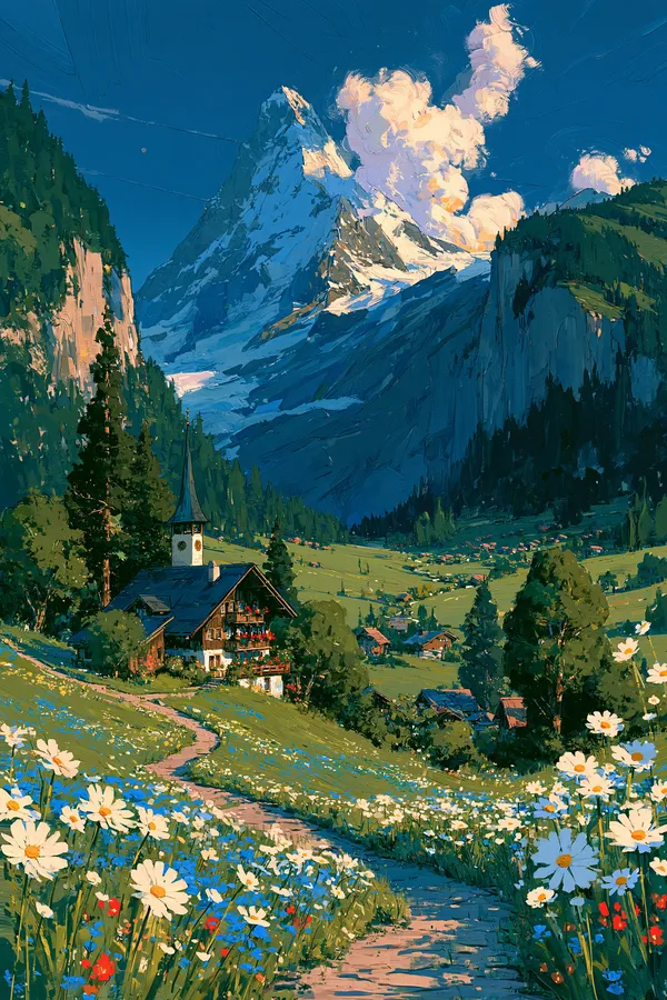 Example of an image generated in MidJourney