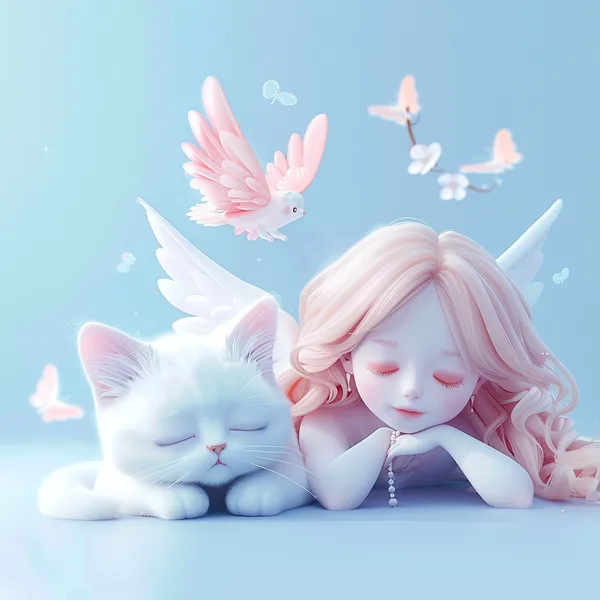 Ангел и кот
